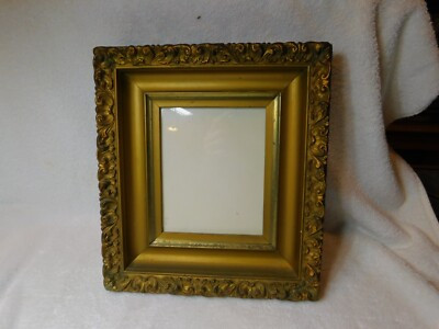 Antique Gold Tone Ornate Wood/Gesso Frame Fit 5x6 1/4 outside dimensions 9x10   | eBay | eBay US