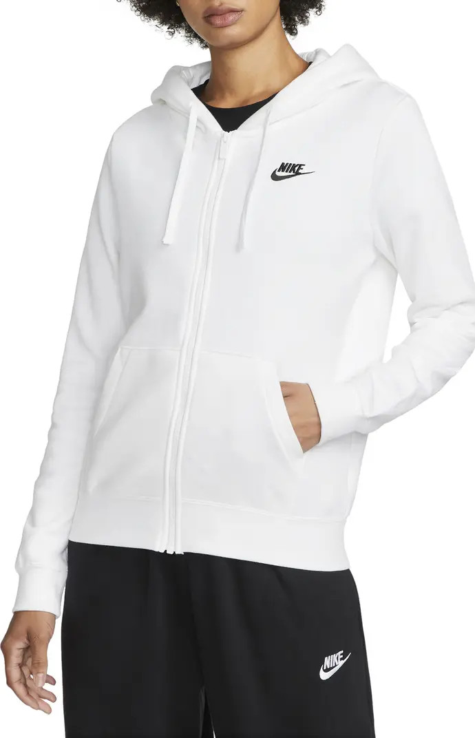 Sportswear Club Fleece Full Zip Hoodie | Nordstrom