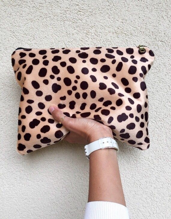 FAUX FUR clutch, Cheetah clutch, animal print clutch, gift ideas for women, summer clutch, evening c | Etsy (US)