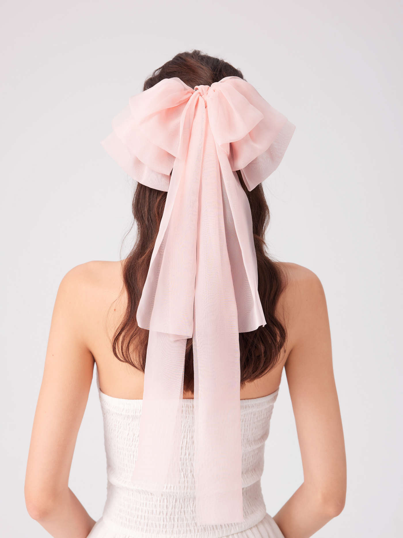 Wedding Wedding Guest Dress Holiday Dress wedding guest wedding BOWKNOT MESH HAIR CLIP For Daily ... | Cider