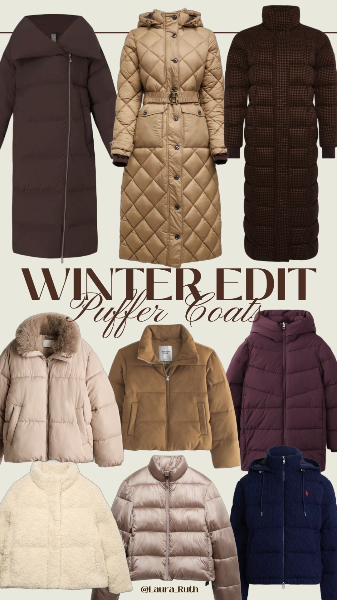 Cold Weather Staples, the classic puffer coat. Timeless silhouettes in elevated neutrals to elevate any winter outfit 🧥 

#LTKuk #LTKluxury #LTKwinter