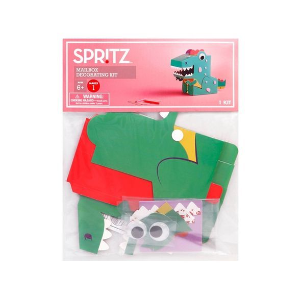 Dinosaur Valentine&#39;s Day Mailbox Decorating Kit - Spritz&#8482; | Target