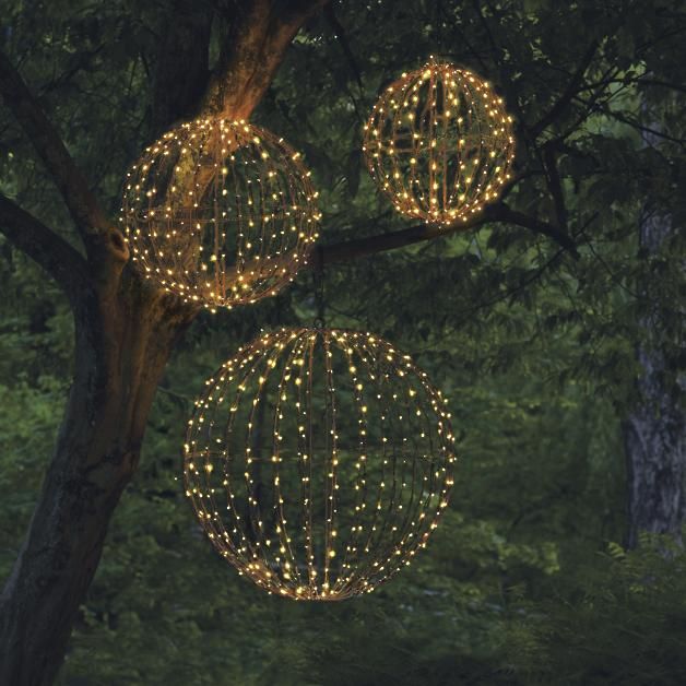 3D Foldable Lighted Spheres | Grandin Road | Grandin Road