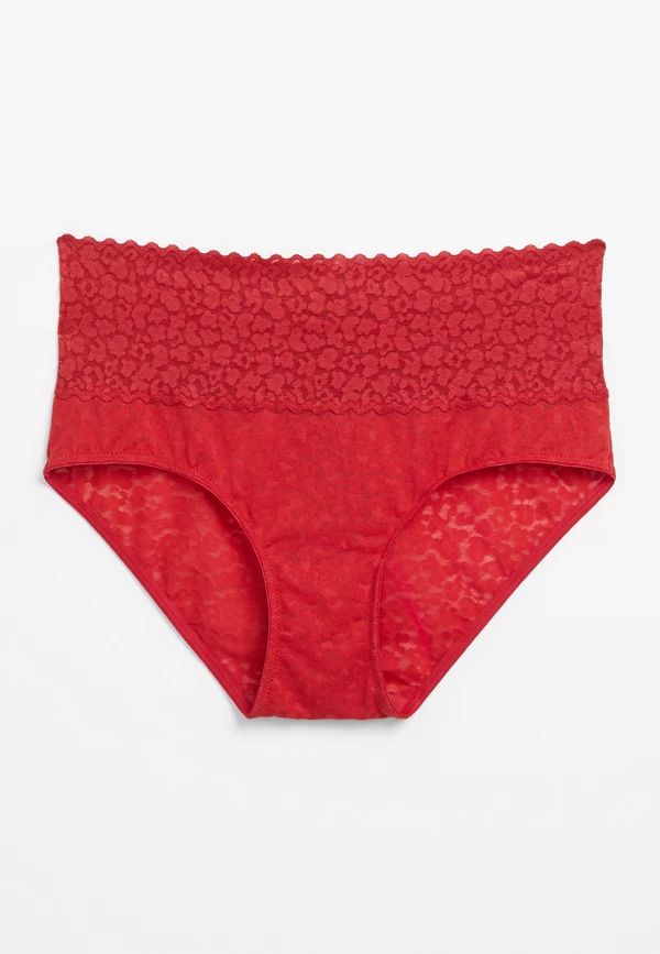 Vintage Lace Cheetah Hipster Panty | Maurices