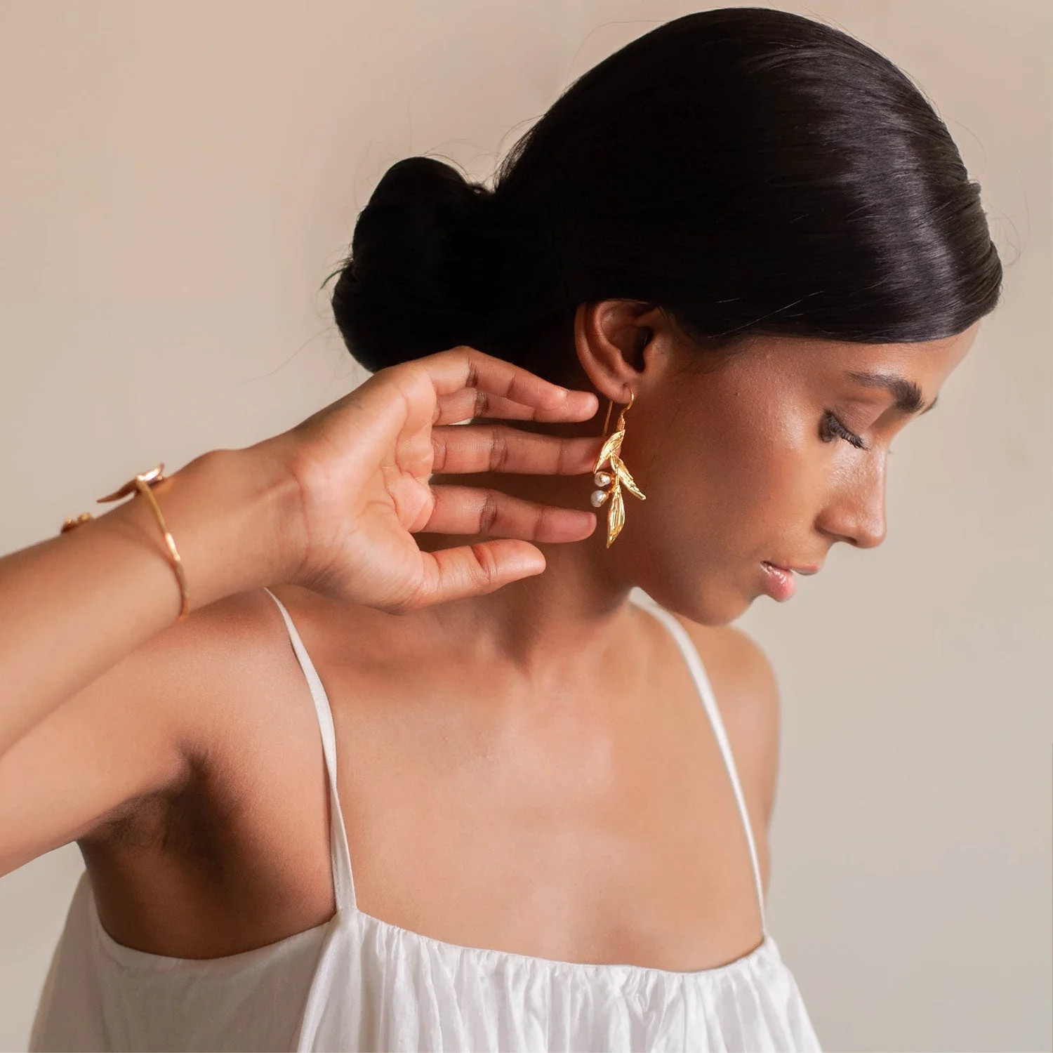 Haya Earrings: Baroque Pearls for Timeless Elegance | Dhwani Bansal Jewellery