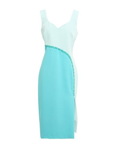 Camilla Milano Woman Midi dress Turquoise Size 16 Polyester, Elastane | YOOX (US)