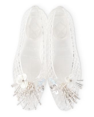 Heavenly Jelly Women's Camelia Sequin & Imitation Pearl Clear Gold Jelly Shoes | Bloomingdale's N... | Bloomingdale's (AU)