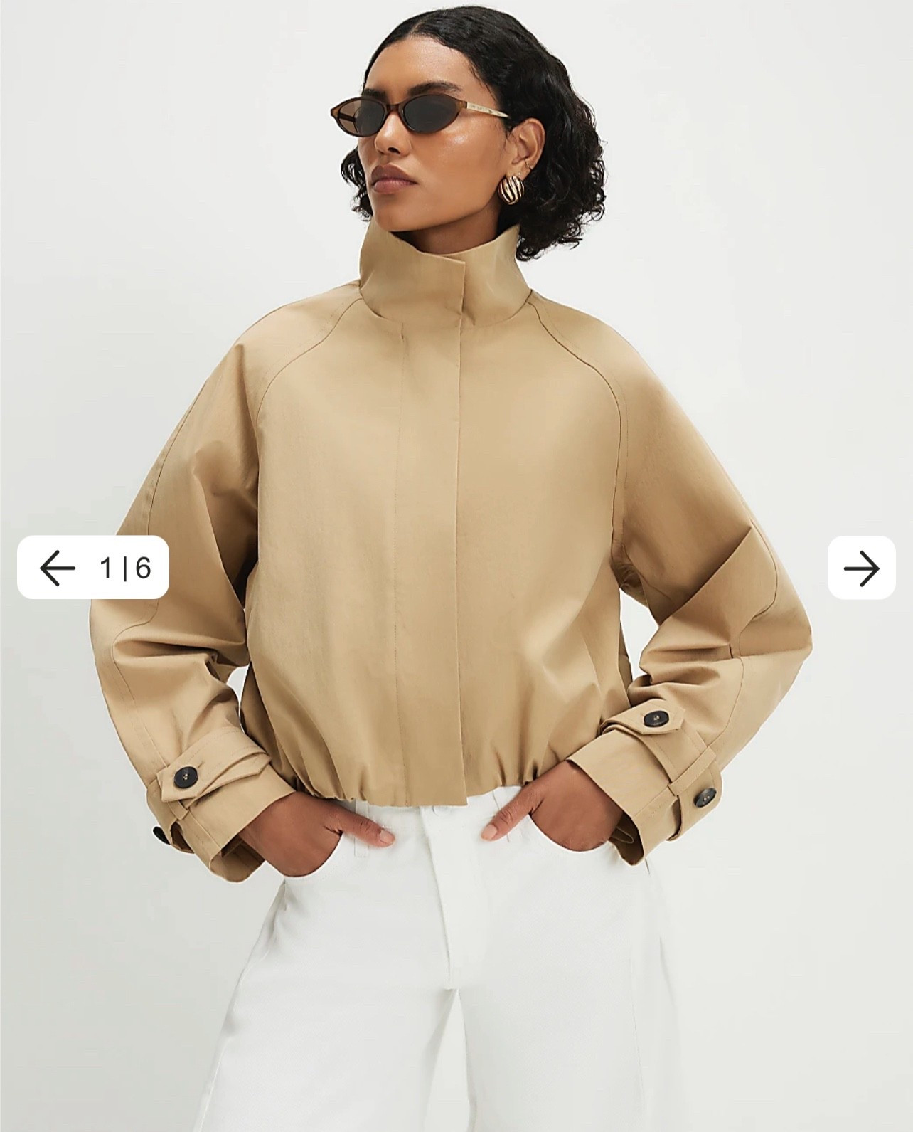 River island cropped trench coat 
Spring jackets 

#LTKuk #LTKsummer #LTKspring