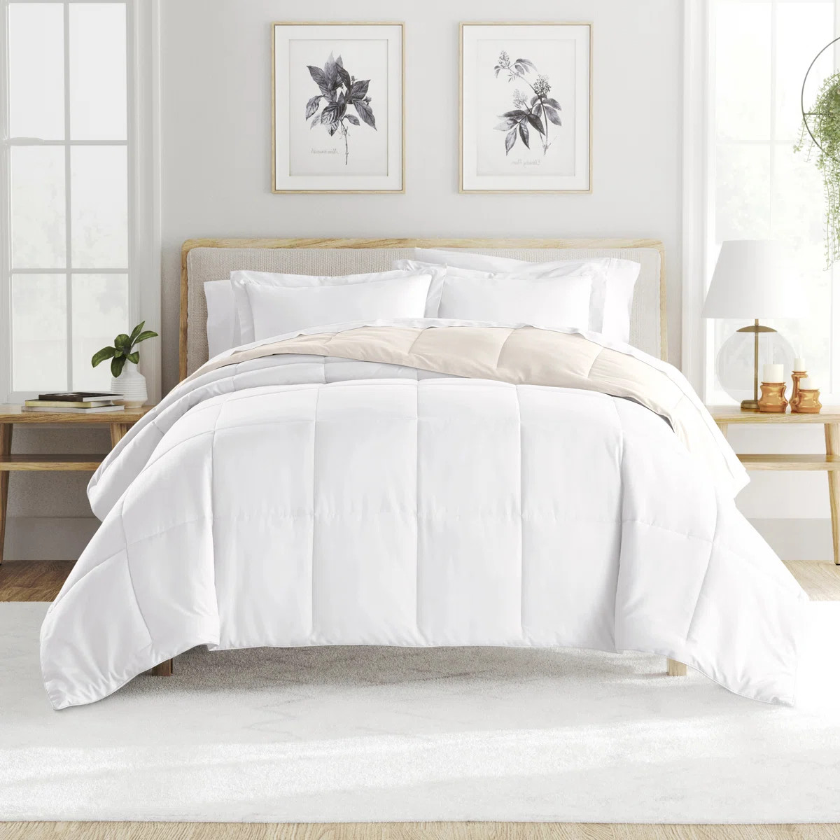 Reversible Down-Alternative Comforter Bedding Set | Wayfair North America
