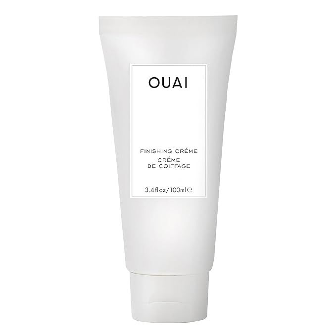 OUAI Finishing Crème. This Lightweight Hydrating Cream Protects from Heat Styling While Smoothin... | Amazon (US)