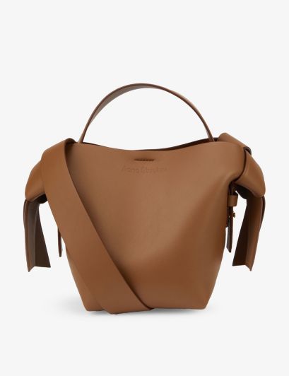 Womens Camel Brown Musubi Mini Leather Shoulder bag | Selfridges