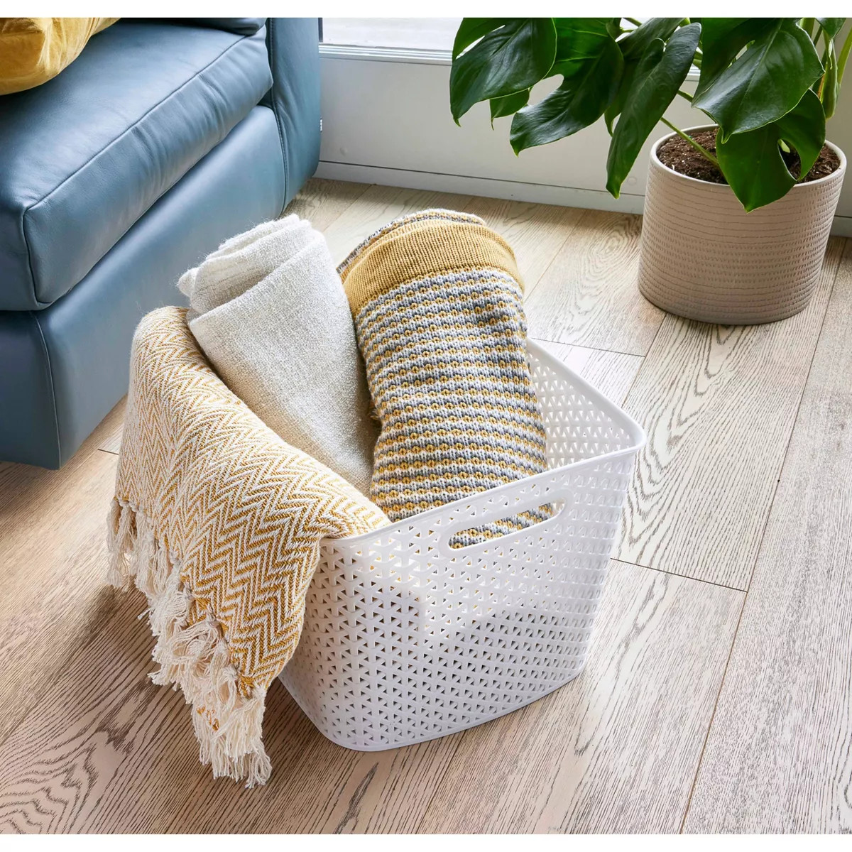Y-Weave XL Curved Decorative Storage Basket - Brightroom™ | Target