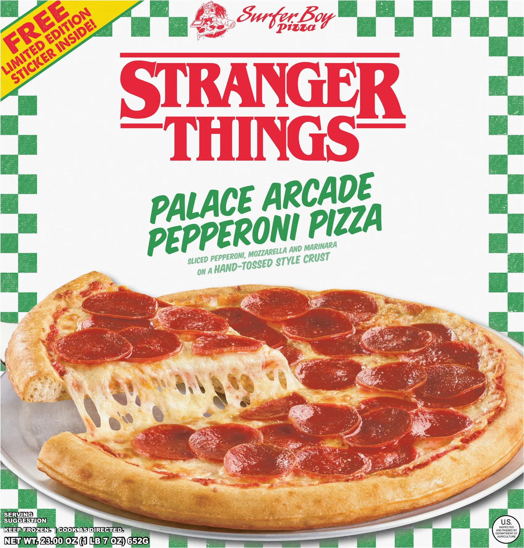 Netflix Stranger Things Hand-Tossed Crust Palace Arcade Pepperoni Pizza, Rich Tomato Sauce, 23 oz... | Walmart (US)