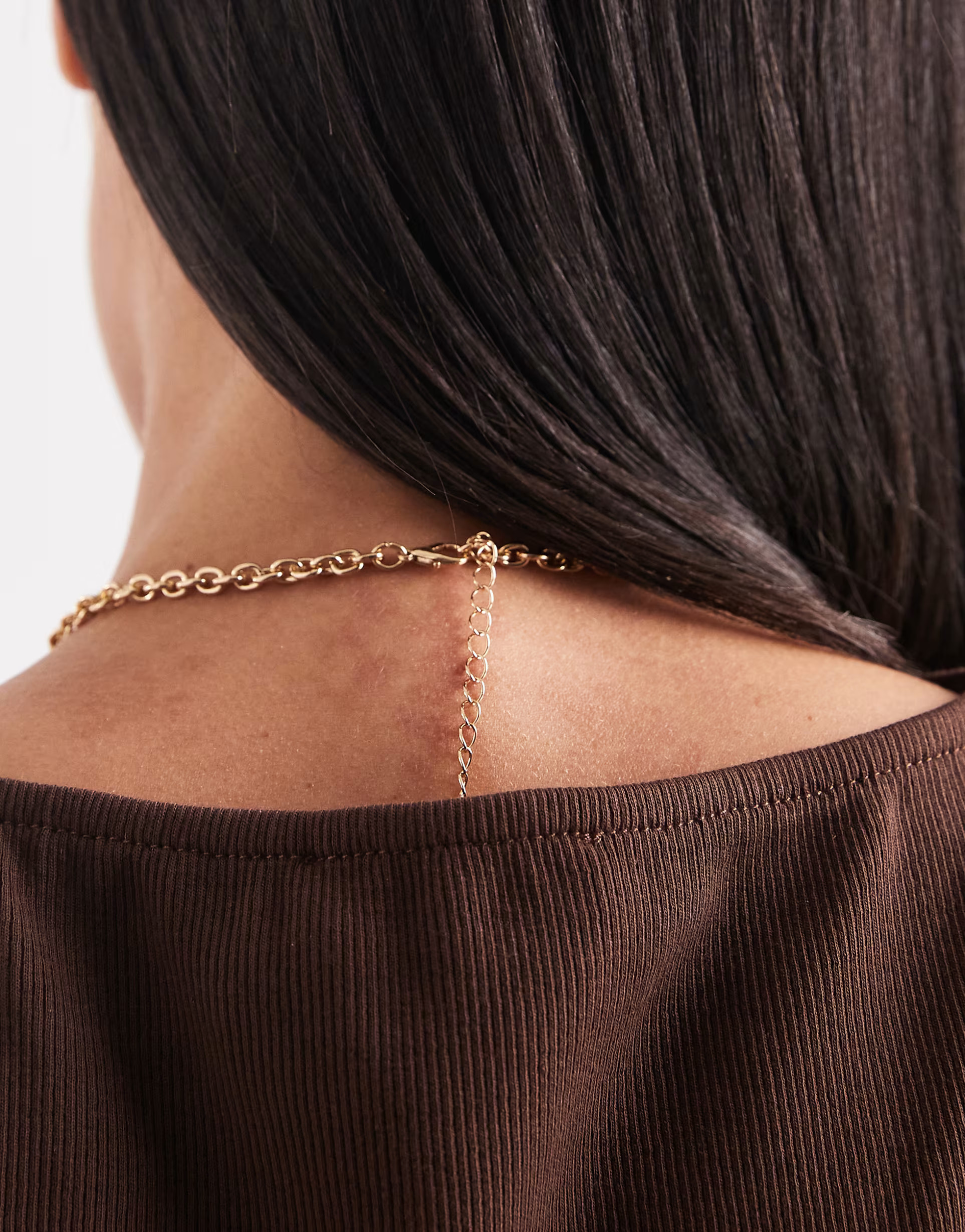 Accessorize blue gem charm long pendant necklace in gold | ASOS (Global)