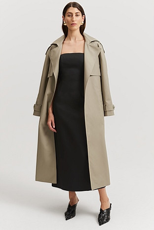 Organically Grown Cotton Trench Coat | Country Road