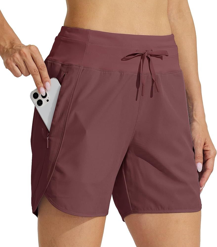 Willit Women's 5" Athletic Running Shorts Quick Dry Workout Hiking Shorts High Waisted Active Sho... | Amazon (US)