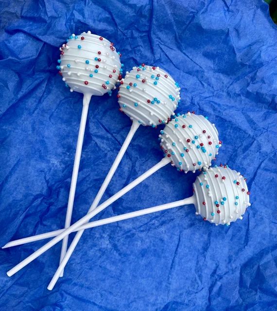 4th of July cake pops *pre orders* | Etsy (US)