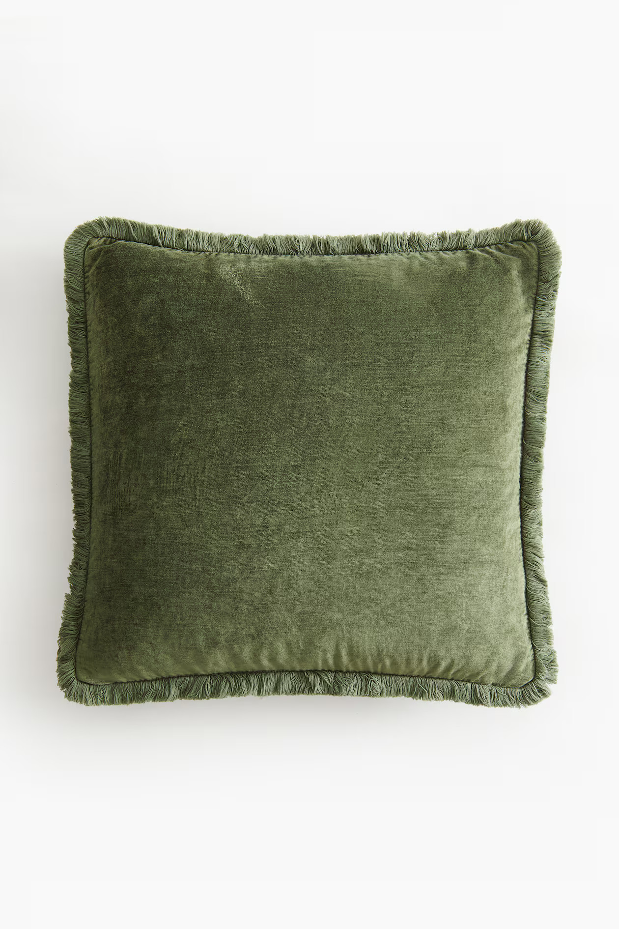 Velvet Cushion Cover with Fringe | H&M (US + CA)