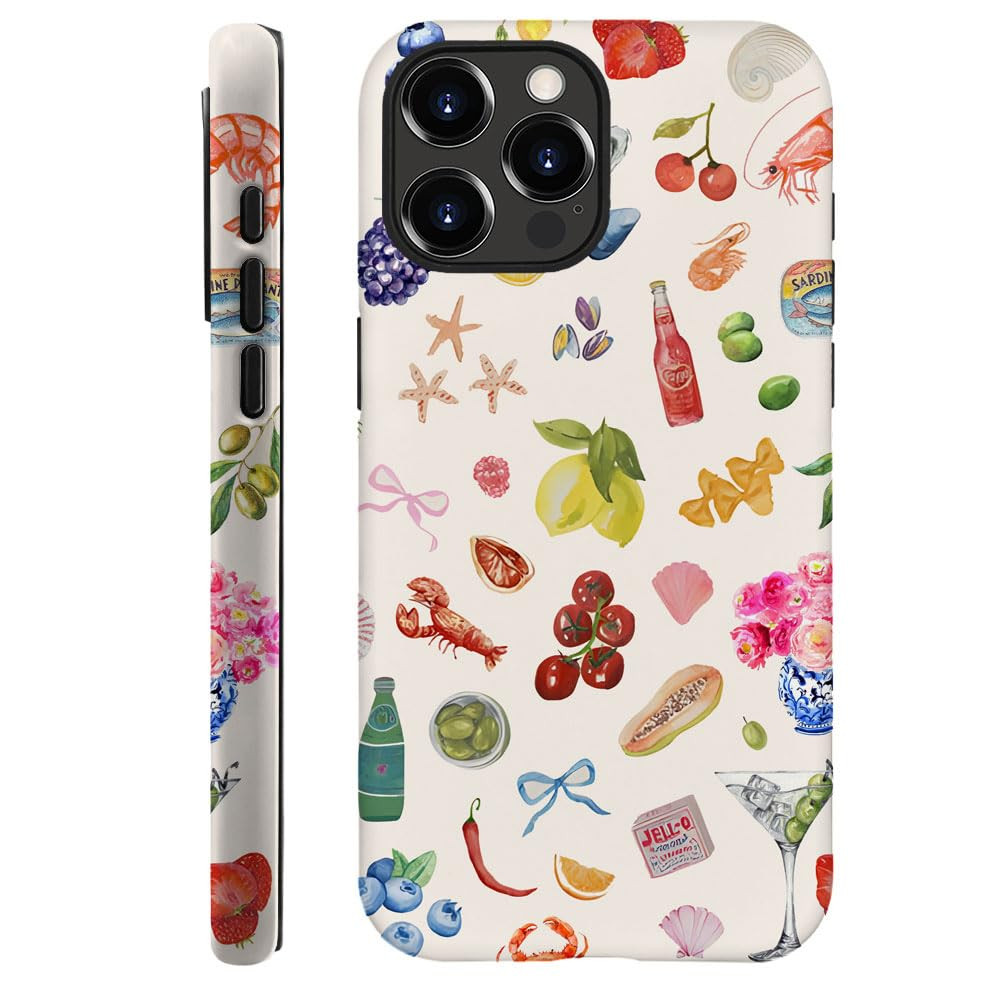 Case Compatible with iPhone 14 Pro Max,Scratch Resistant Hybrid 2-Layer Hard Shell Phone Case,Eur... | Amazon (US)