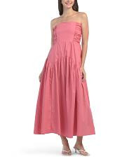 Drop Waist Strapless Maxi Dress | TJ Maxx