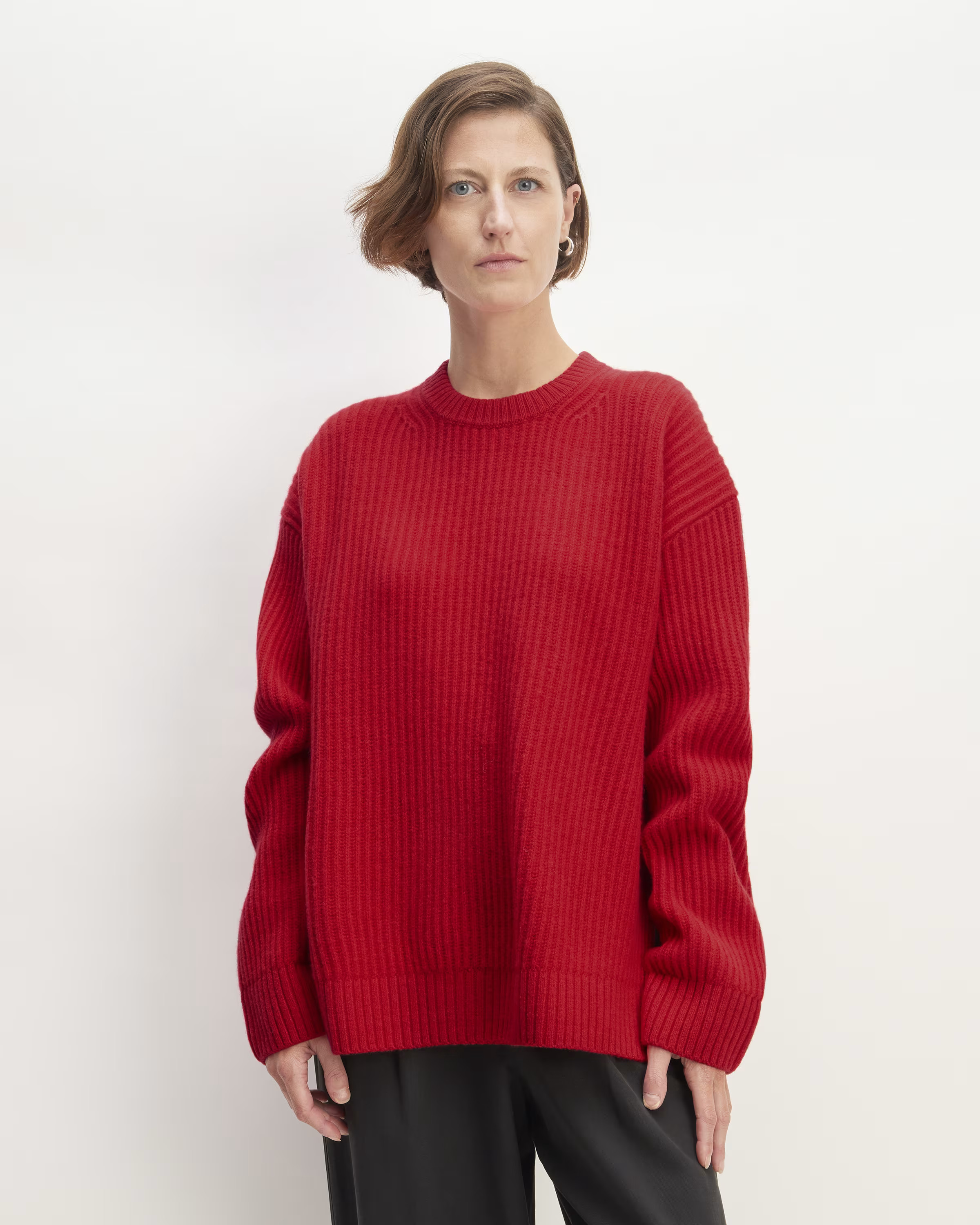 The Felted Merino Oversized Crewneck | Everlane