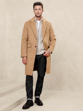 Wool-Blend Topcoat | Banana Republic Factory | Banana Republic Factory