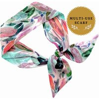 Short Hair Scarf. Fabric Tie For Ponytail, Messy Bun, Top Knot Or Handbag. Thin, Small, Skinny Neck Scarf Women. Ready To Ship | Etsy (US)