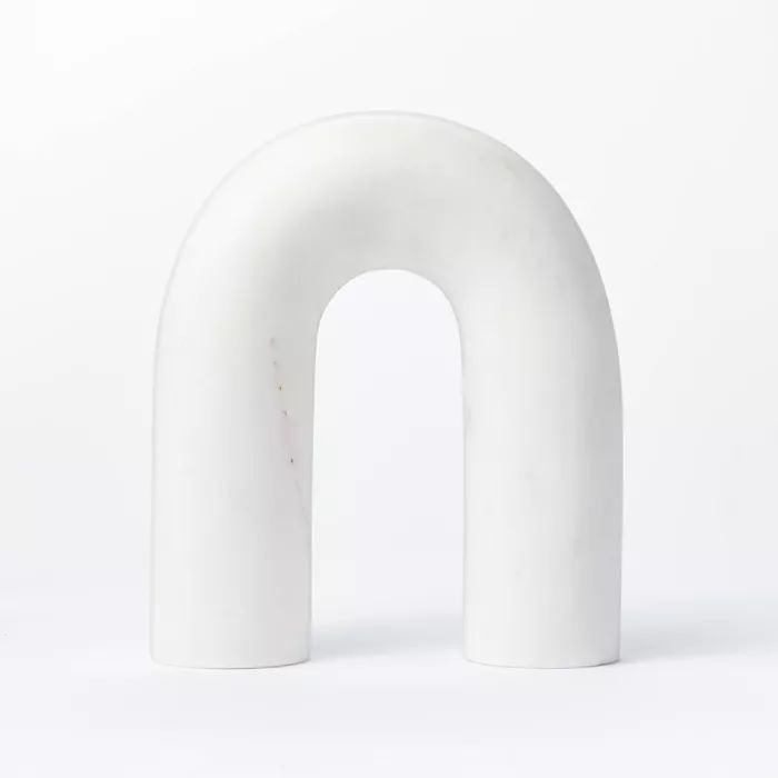7&#34; x 2&#34; Decorative Marble Arch Figurine White - Threshold&#8482; designed with Studio McG... | Target