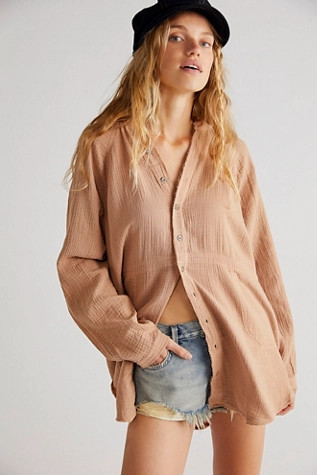 We The Free Summer Daydream Buttondown | Free People (Global - UK&FR Excluded)