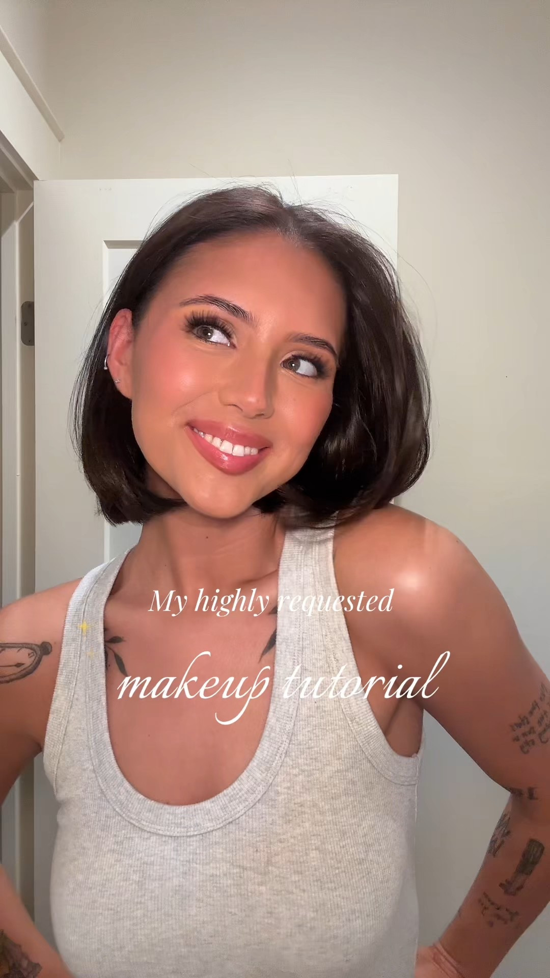 MY FULL GLAM MAKEUP ROUTINE!!! The shades for everything are:
Concealer- shade 16
Skin tint- shade 11
Bronzer stick- on the horizon 
Setting powder- pillowy
Blush- amore
Bronzer- deep bronzer
Mac lip liner- spice
Elf lip liner- dark cocoa


#LTKgrwm #LTKFindsUnder50 #LTKBeauty