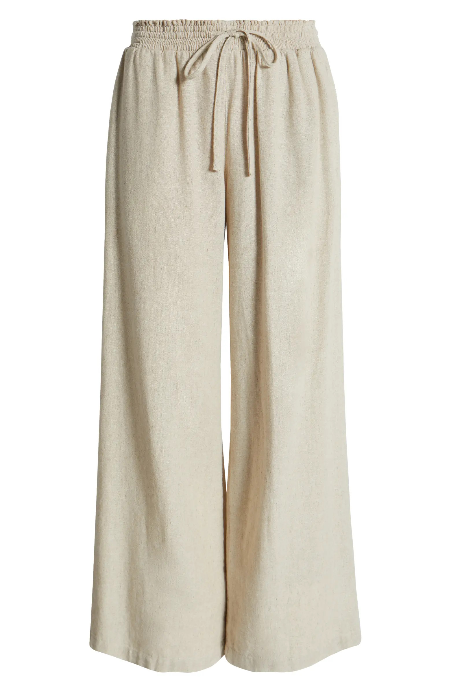 Linen Blend Beach Pants | Nordstrom