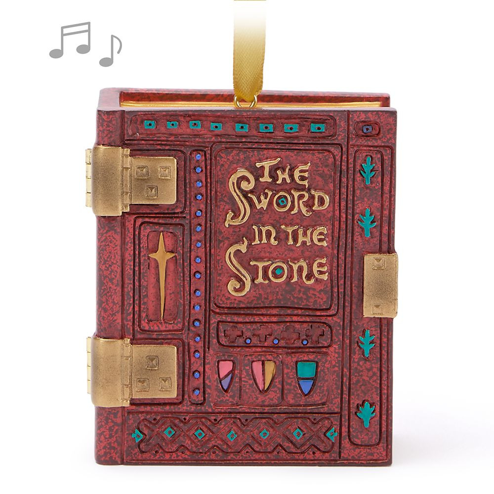 The Sword in the Stone Storybook Musical Living Magic Sketchbook Ornament | Disney Store