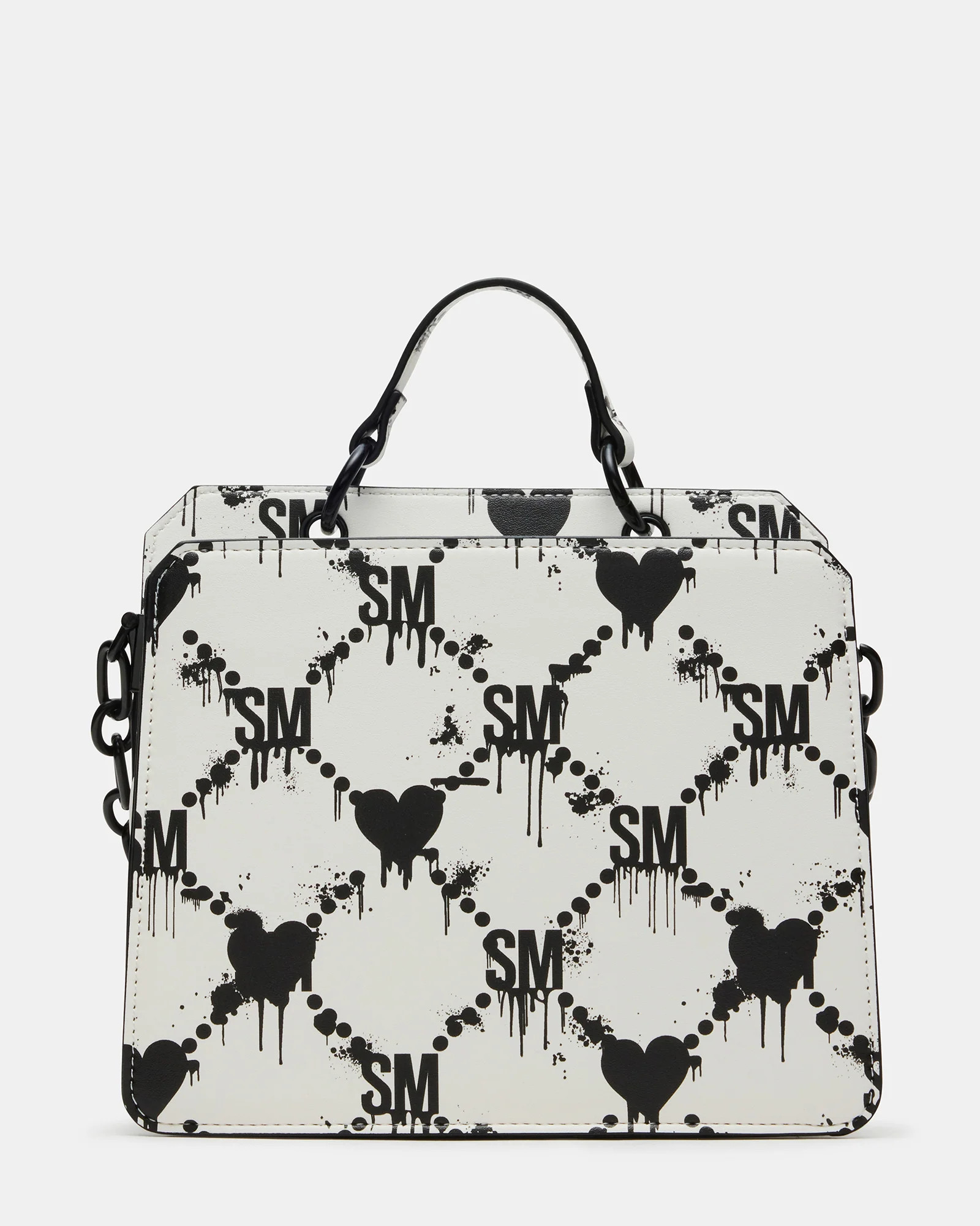 EVELYN Bag Drippy Hearts White/Multi Top Handle Crossbody Bag | Steve Madden (US)