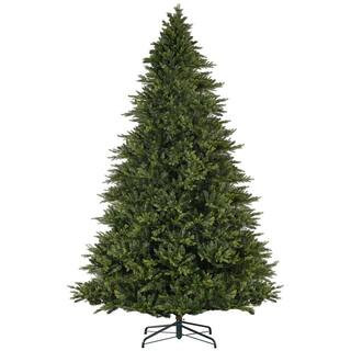 12ft Artificial Christmas Tree with 8410 Tips, Foldable Metal Stand, Easy Assembly, Full Christmas Tree | The Home Depot