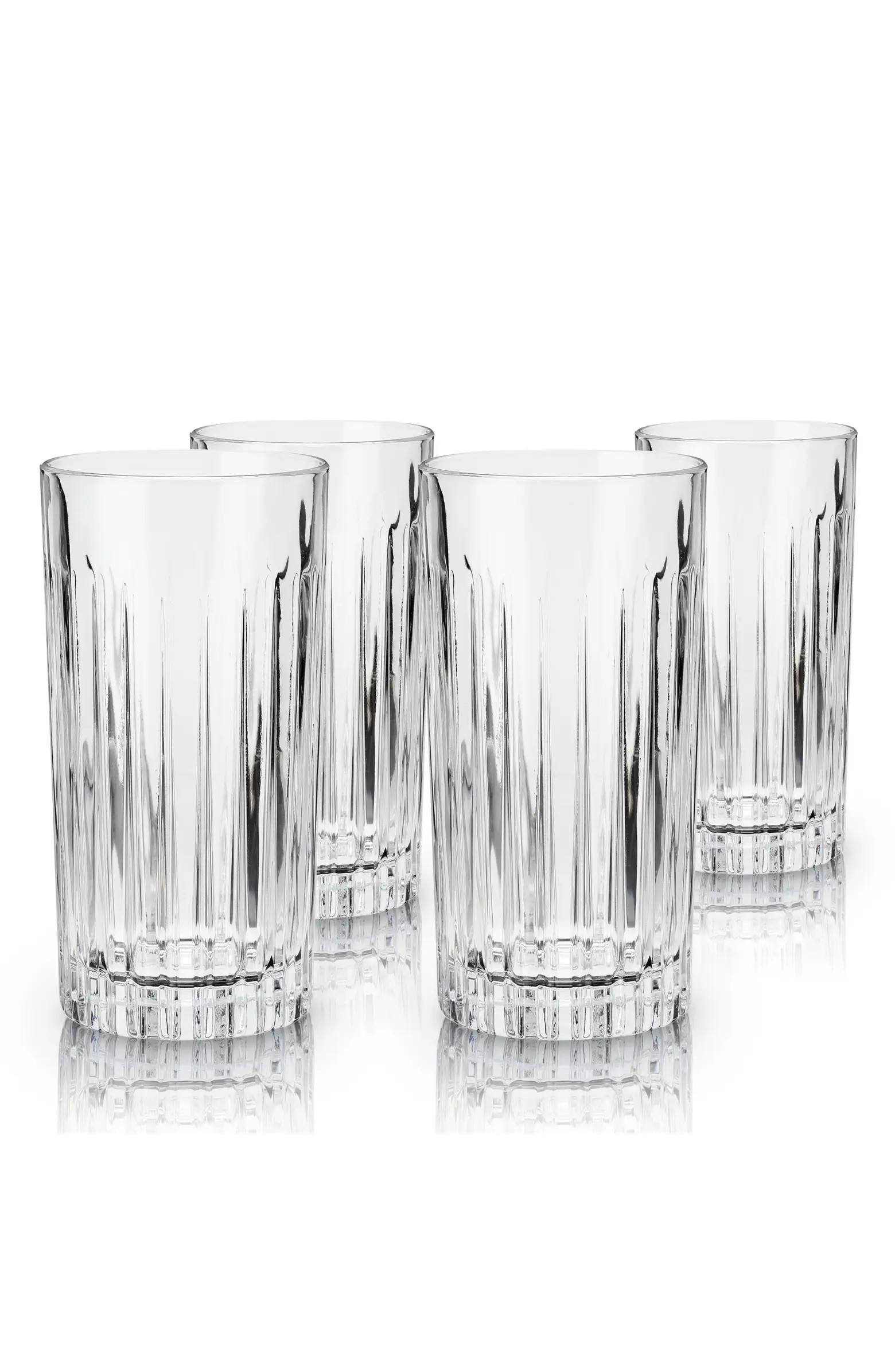 Viski Reserve Milo Crystal Highball Glasses Set of 4 | Nordstrom | Nordstrom