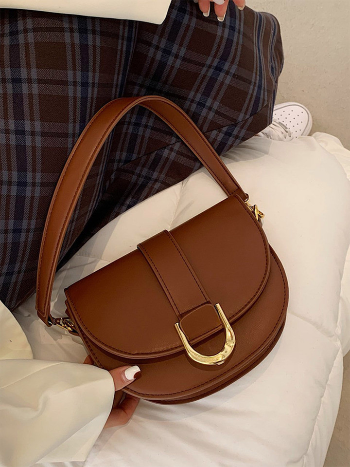 Professional Women's Small Shoulder Bag, Fashionable & Elegant Crossbody Bag For Work & Casual Oc... | SHEIN