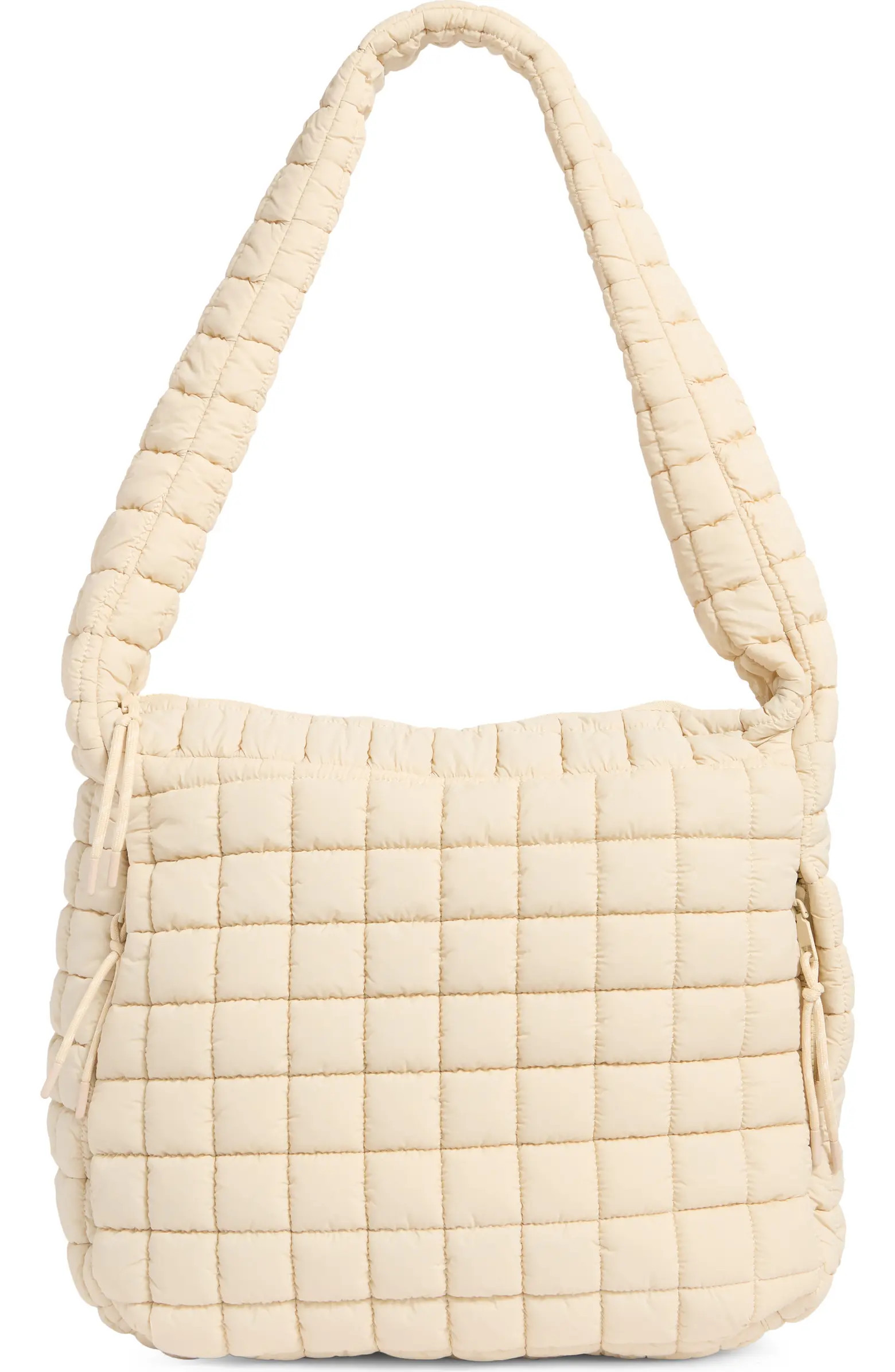 Oversize Square Quilt Nylon Hobo Bag | Nordstrom Rack