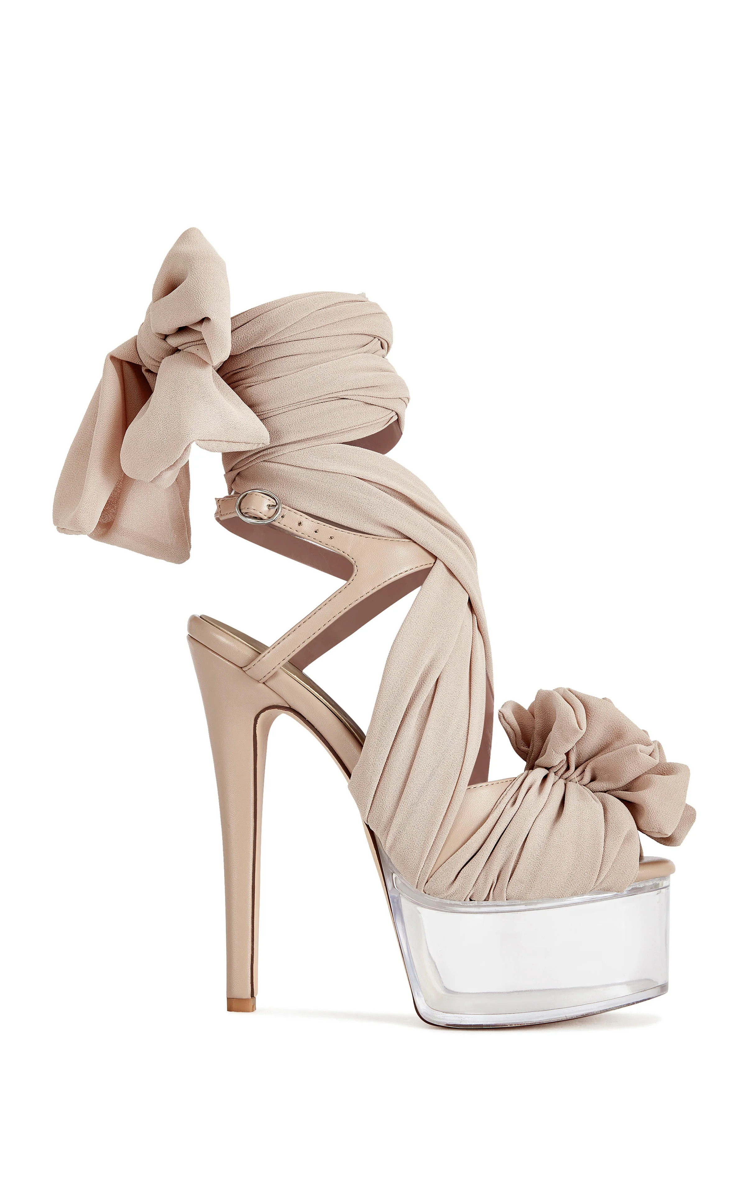 BEAUDEN-NUDE PLATFORM STILETTO PUMP | Azalea Wang