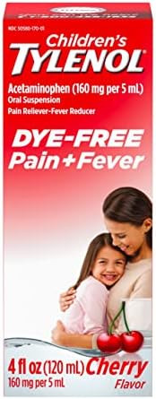 Children's Tylenol Liquid Oral Suspension Pain Reliever & Fever Reducer with Acetaminophen, Aspir... | Amazon (US)