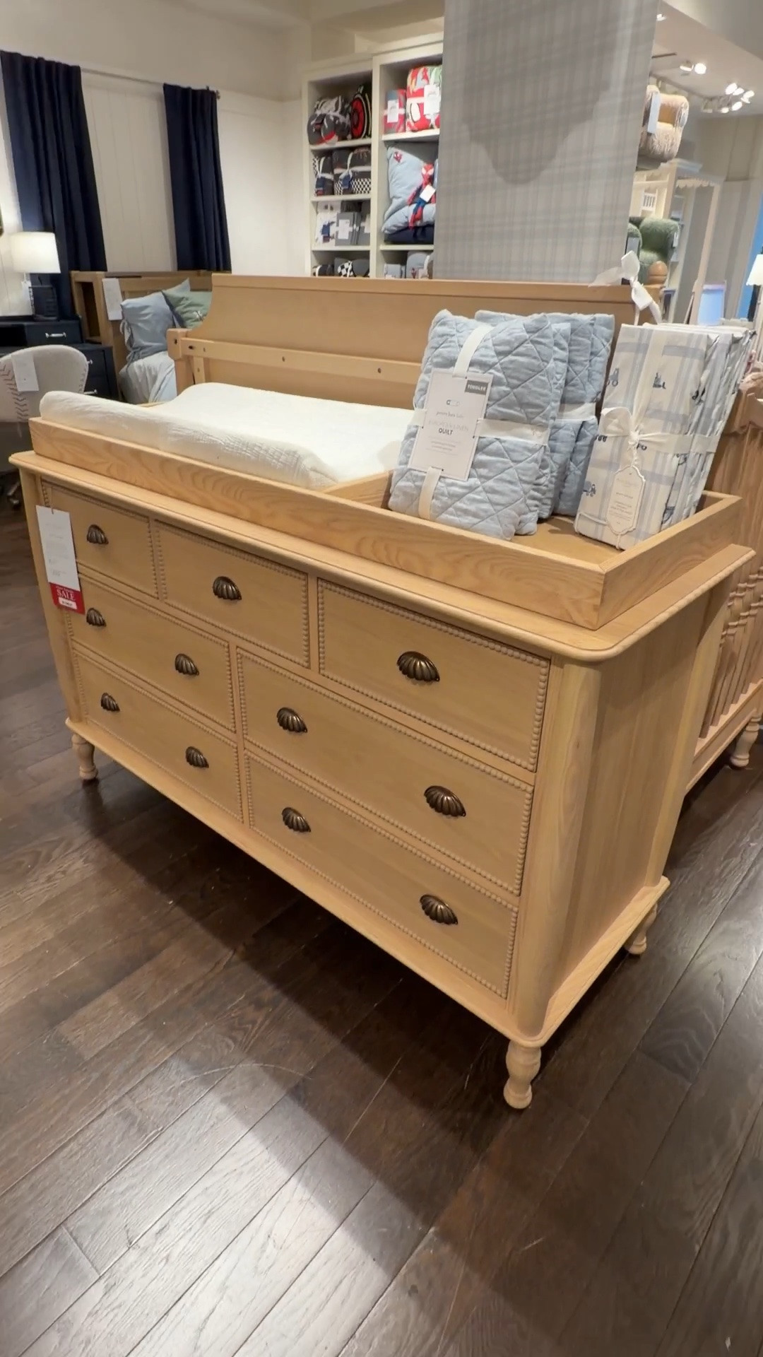 New at Pottery Barn Kids! 🐣 Nursery room inspiration starts with timeless furniture. 🩵 The Bria Hammel Extra-Wide Dresser & Topper Set features charming turned legs, beaded detailing, and seven spacious drawers for beautiful everyday storage. 🙌🏻 I love that the removable topper converts it from a changing station into a classic dresser as your little one grows. 👶🏻 It also comes in two gorgeous finishes! I’ve linked more from the collection and similar nursery favorites in my LTK. 🍼 @potterybarnkids #nurseryinspo #dresser #nursery

#LTKHome #LTKBaby #LTKBump