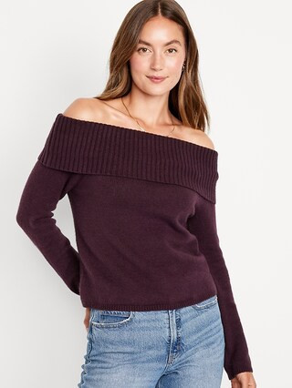 SoSoft Off-the-Shoulder Sweater for Women | Old Navy (US)