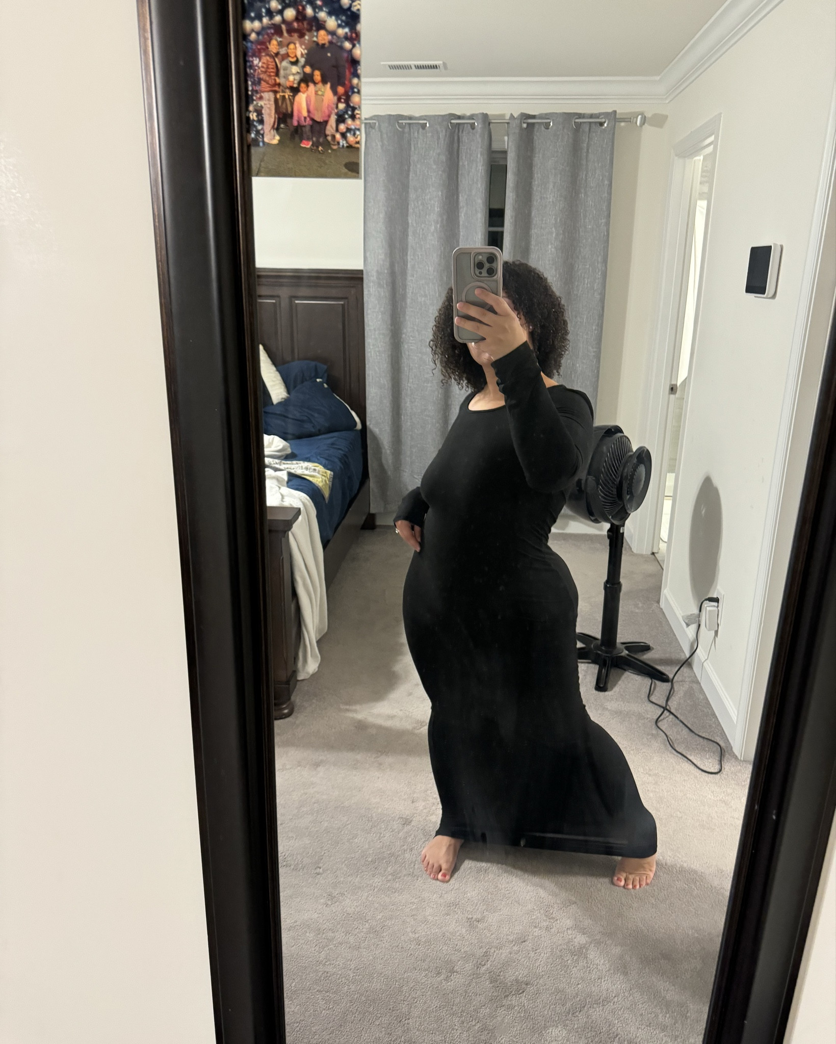 Long sleeve long bodycon skims dress in petite 

#LTKMidsize #LTKFindsUnder50 #LTKFindsUnder100