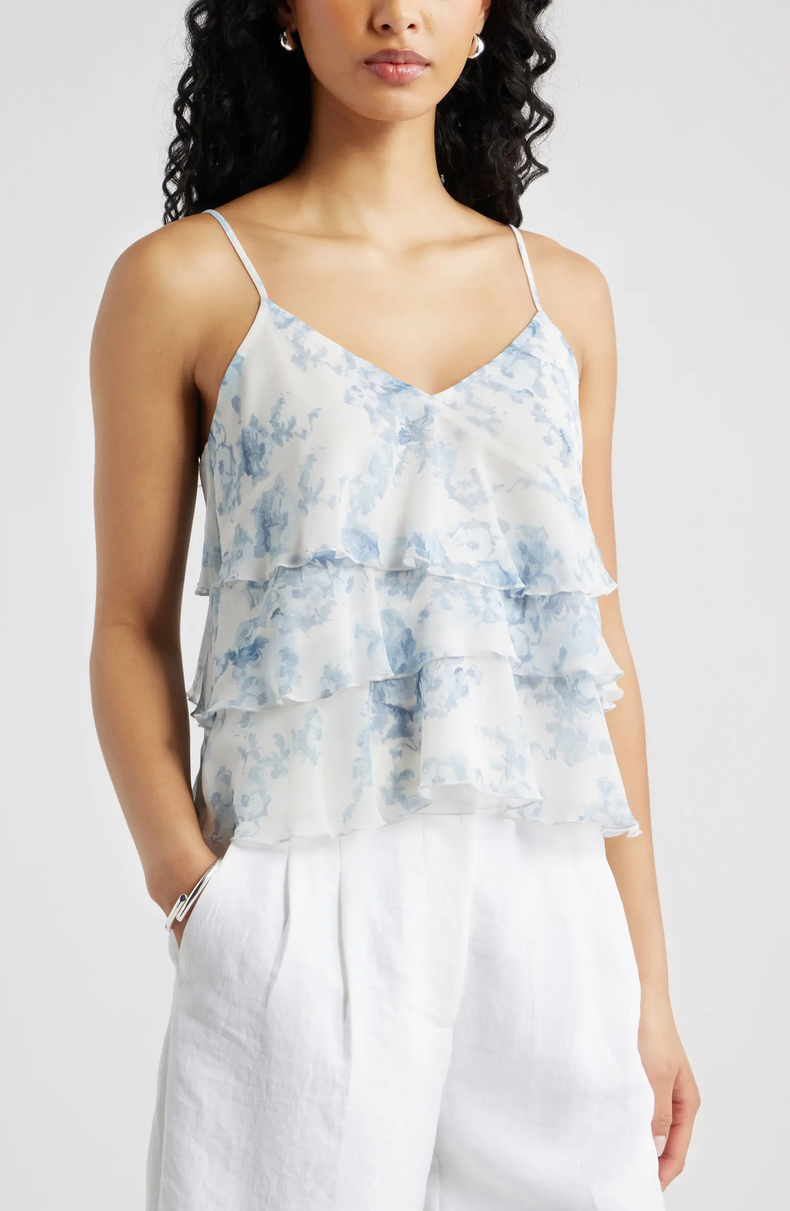 Ruffle Tiered Camisole | Nordstrom