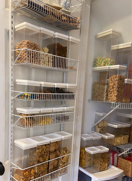 Nothing fancy but here’s my affordable pantry storage system that is perfect for small spaces like mine and really does a great job keeping the food freshly stored. 

#LTKhome #LTKunder50 #LTKfamily