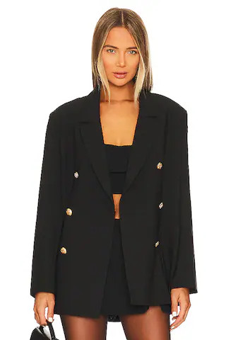 The Oversized Blazer in Black | Revolve Clothing (Global)