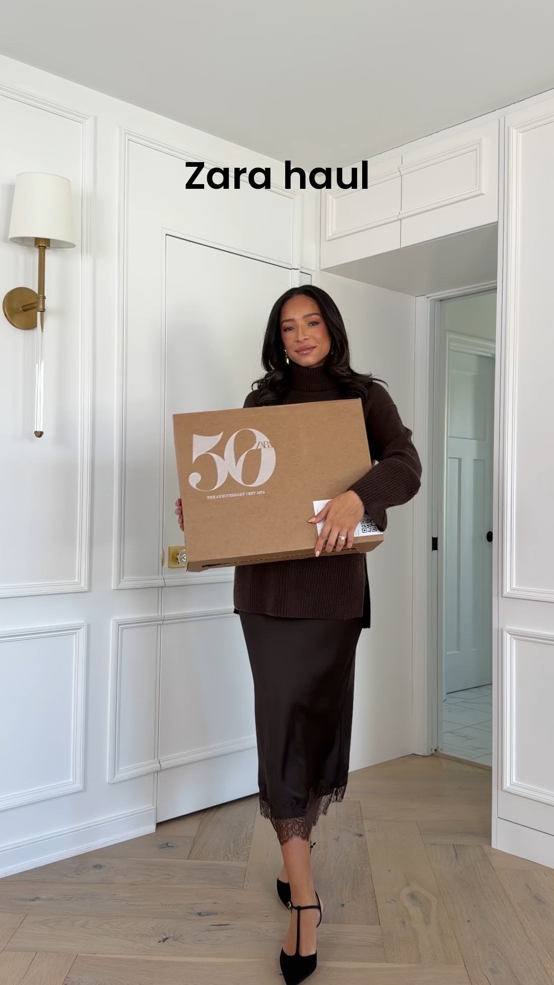 Zara haul! Bump friendly fall outfits for the office and weekend 🤗 sizing below 👇🏽 

Green cardigan - M
Green skirt - S
Plaid jacket - S
Jeans - 29 
Taupe sweater - S
Taupe skirt - S
Brown turtleneck - S
Brown satin midi skirt - S
Brown jacket - S
Sweater dress - S

#LTKBump #LTKFindsUnder100 #LTKStyleTip