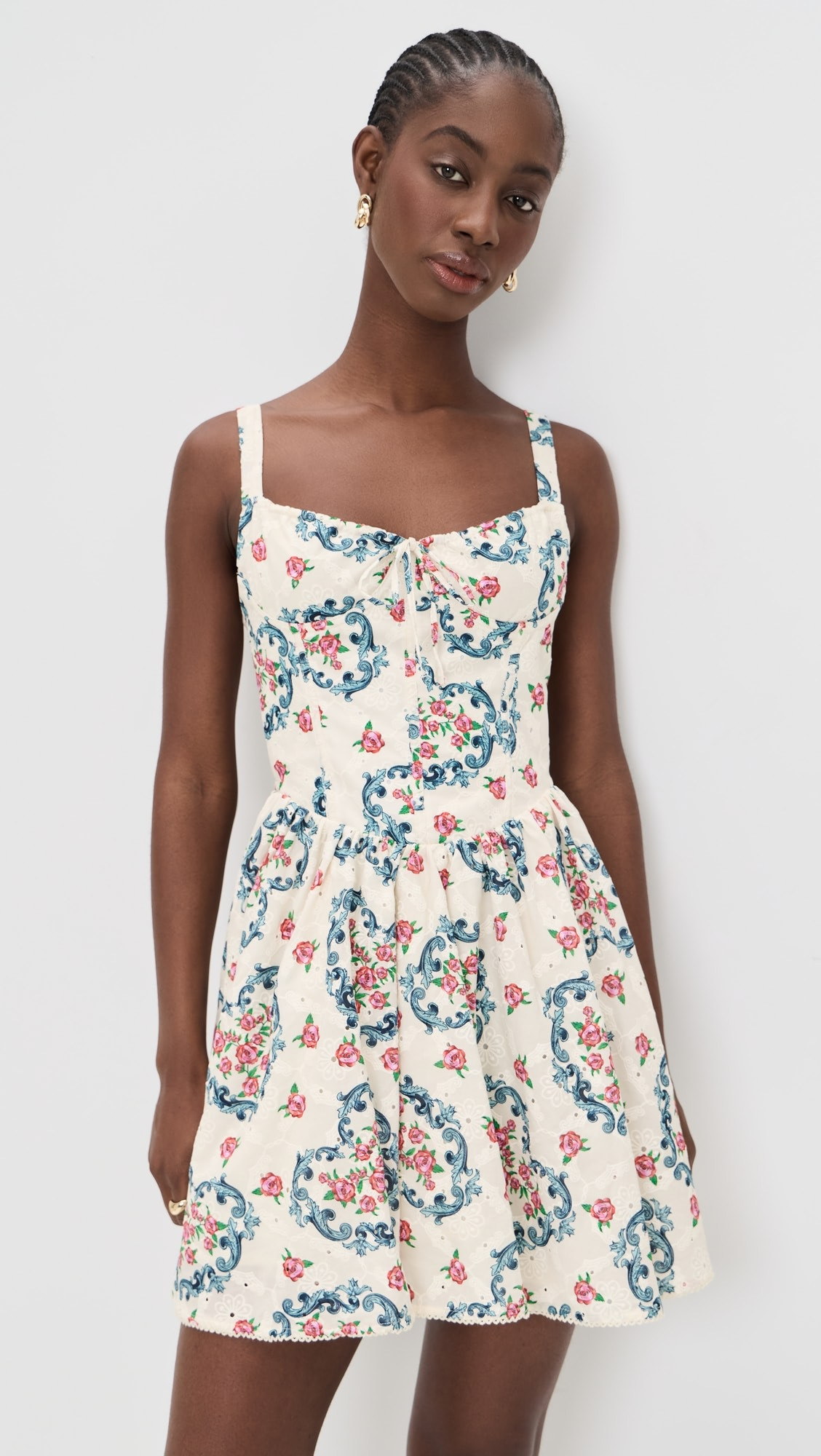 Spring Underwire Eyelet Cherish Mini Dress | Shopbop