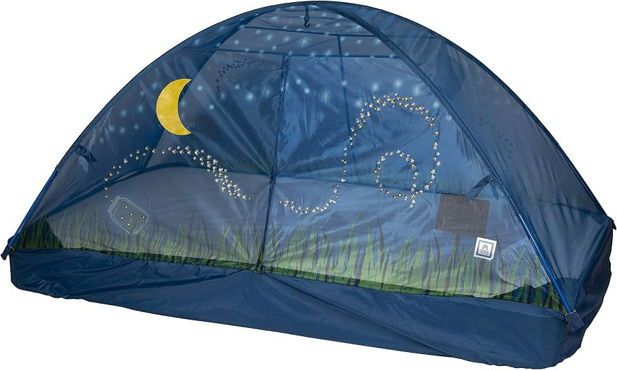 Pacific Play Tents Glow in The Dark Firefly Bed Tent, 77 In X 38 in X 35 in | Amazon (US)