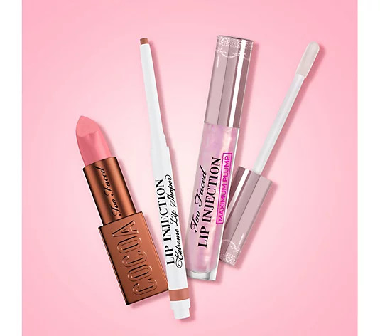 Too Faced Lip Plumping Set - QVC.com | QVC