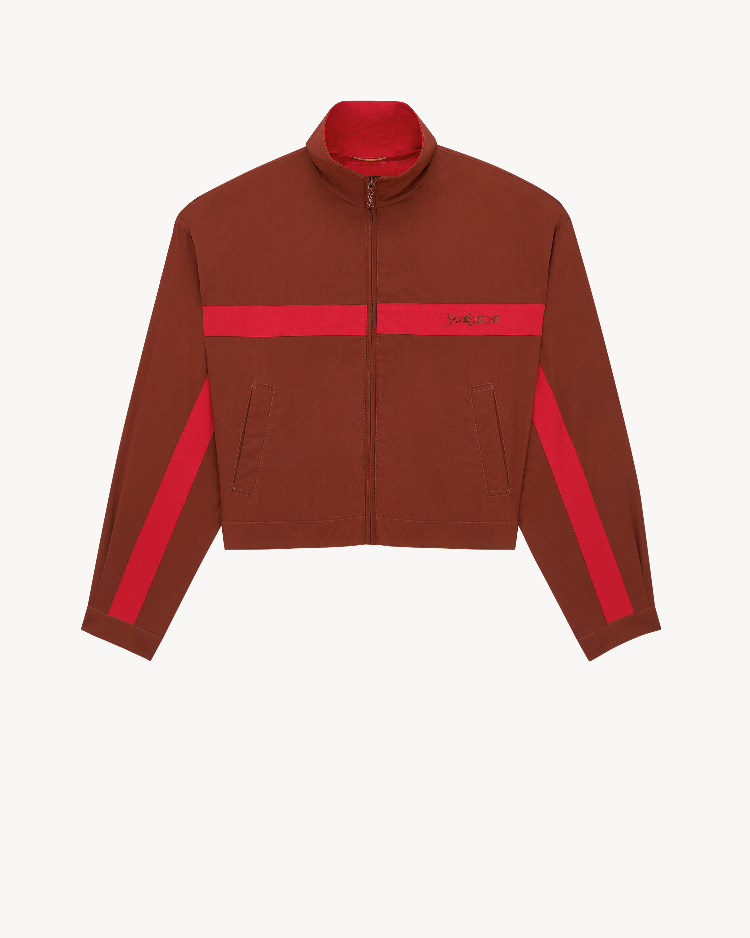 SAINT LAURENT jacket in cotton | Saint Laurent Inc. (Global)